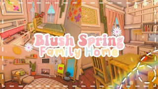 Blush Spring Two Story Family Roleplay Home I No Advanced Placing I Bloxburg Speedbuild and Tour