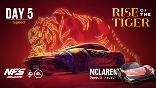 Need For Speed: No Limits | McLaren Speedtail (Rise of the Tiger - Day 5 | Speed) - Lunar NY