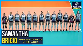 Samantha Bricio | Dinamo Ak-Bars 3:0 Minchanka | Superleague Parimatch 2022 | Round 20