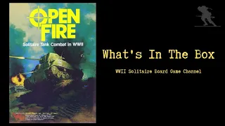 Open Fire: Solitaire Tank Combat in WWII - What's In The Box