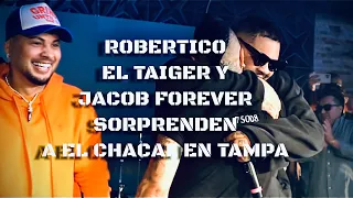 ROBERTICO EL TAIGER Y JACOB FOREVER SORPRENDEN AL CHACAL EN TAMPA