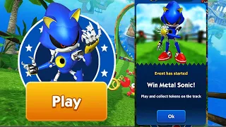 Sonic Dash - Win Metal Sonic Unlocked New Event Update - All Characters Unlocked - Run Gameplay