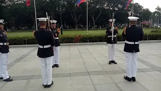 Dec. 07, 2019 Guard Mounting at Rizal Monument,Luneta Park..