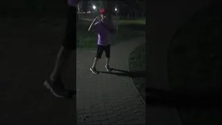 Shuffle Dance в ночном парке #shuffle