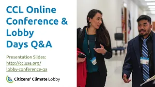 CCL Training: Q&A About December Conference & Lobby Days