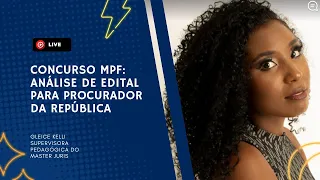 Concurso MPF: Análise de edital para Procurador da República | Master Juris