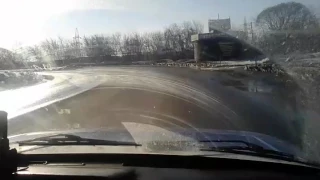 Прыжок почтового авто омск