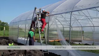 Solar Profesional acoperire cu folie dublă inflată | Sere Transilvania