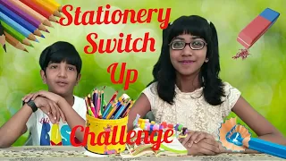 STATIONERY SWITCH UP CHALLENGE | MYSTERY BOX STATIONARY SWITCH UP CHALLANGE | SCHOOL SUPPLIES SWITCH