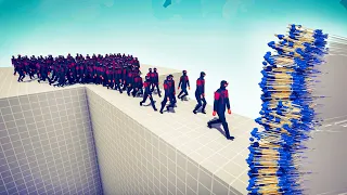 2x EVERY GOD vs 100x SPIDERMAN - Totally Accurate Battle Simulator TABS