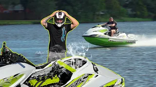 Turbo Jet Ski Blows Motor Going Over 100 mph (Nitrous Hit)