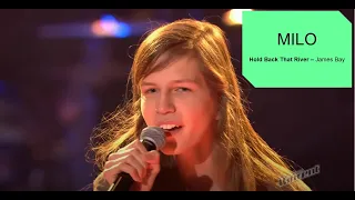 Milo - Hold Back That River (James Bay) The Voice Kids 2023 Short Version