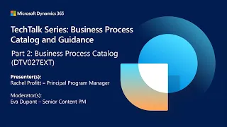 Business Process Catalog and Guidance - Part 2: Introduction to Business Processes | TechTalk