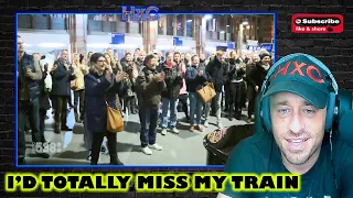 Glennis Grace - Too Much Love Will Kill You - at Amsterdam Central Station Reaction!