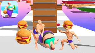 FAT 2 FIT! 🌈💇‍♀️🍔 Gameplay All Levels Walkthrough iOS, Android New Game Update Max Level 76-77BB