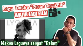 REACTION Lyodra- Pesan Terakhir (Official Musik Video) Reaction | Wajib jadi film nihhh