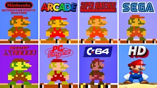 Super Mario Bros. NES vs Arcade vs SNES vs Sega vs PC Engine vs X68000 vs C64 vs HD