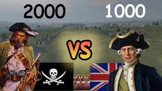 BRITISH ARMY VS PIRATES (Total War)