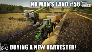 Buying A New Harvester & Harvesting Crops, No Man's Land #58 Farming Simulator 19 Timelapse