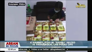 4 nabbed, P136-M ‘shabu’ seized in Parañaque, Las Piñas ops