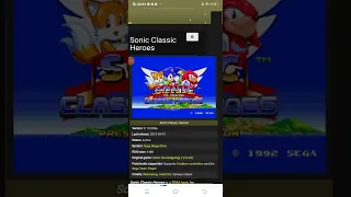 Как скачать Sonic Classic Heroes