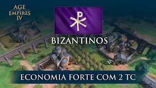 Como jogar de Bizantinos - 2º TC SUPER Rápido! Age of Empires 4