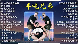 【半吨兄弟】大陸流行歌曲 2024流行歌曲 ❤️ 2024華語流行歌曲50首🎶半吨兄弟翻唱20首歌曲: 连哭都是我的错 , 老男孩 , 盛夏的果实 , 一直很安静 , 桃花運 , 心要讓你聽見