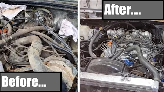 Rover V8 full engine rebuild classic Range Rover 3 5 twin carburettor #cars #rangerover