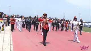 GHANA ARMED FORCES CENTRAL BAND DISPLAY AT #GHANA'S 66TH INDEPENDENCE.