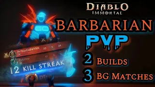 BARBARIAN PVP Builds & Gameplay | Diablo Immortal