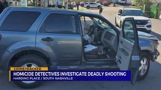 Homicide detectives investigating deadly shooting at South Nashville gas station