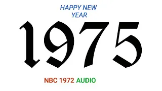 Happy new year 1975 cbs 1972 nbc audio