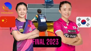 Match 2 | Final | China vs Korea | Chen Meng vs Jeon Jihee