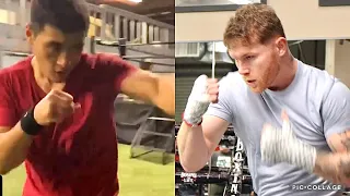 CANELO VS BIVOL SIDE BY SIDE SHADOW BOXING - DMITRY BIVOL CRAZY JAB & EXPLOSIVE WORKOUT FOR MAY 7