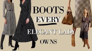 5 CLASSIC Boots for  Ladies *FALL* & *AUTUMN
