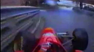 Monaco 1996 - Schumacher Crashes Out