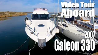 Galeon 330 (2007) Complete Tour Aboard