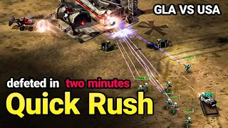 how to quick rush in general - GLA VS USA