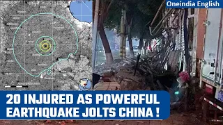 China: 5.5 magnitude quake hits Dezhou region; over 20 injured, many houses collapse | Oneindia News