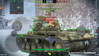 戰車世界：閃擊戰  KV-1的威力╮(╯▽╰)╭