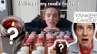 Melting Every Candle From Yankee Candle Together