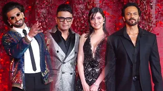 Ranveer Singh, Rohit Shetty And Bhushan Kumar With Wife At Karan Johar Grand Birthday Party