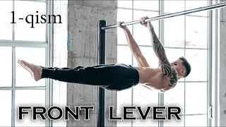 FRONT LEVER | oson va tez