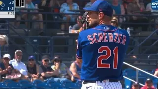 Max Scherzer Messing With Hitter's Timing Using Pitch Clock