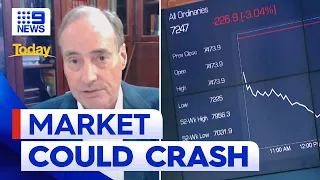 US economist predicting a major market crash for 2024 | 9 News Australia