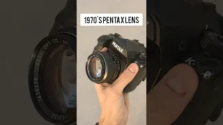 1970s lens on a DSLR