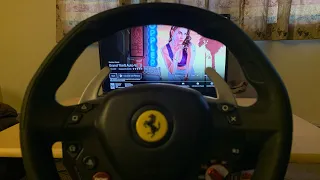 How To Play GTA 5 with Ferrari Thrustmaster T80 Racing Steering Wheel PS4 and GAMEPLAY