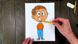 How to Draw a Cartoon Self Portrait