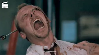 Shaun of the Dead: Don't stop me now fight (HD CLIP)