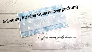 #Tutorial / Anleitung für eine Gutscheinverpackung